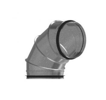 Twisted round air duct